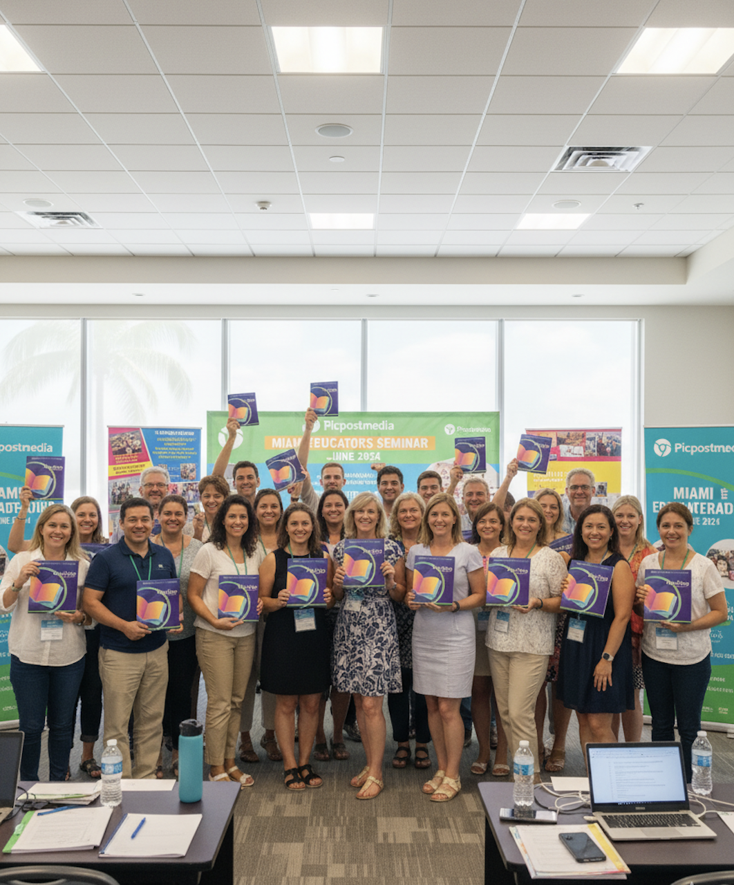 Grupo de docentes en seminario de formación