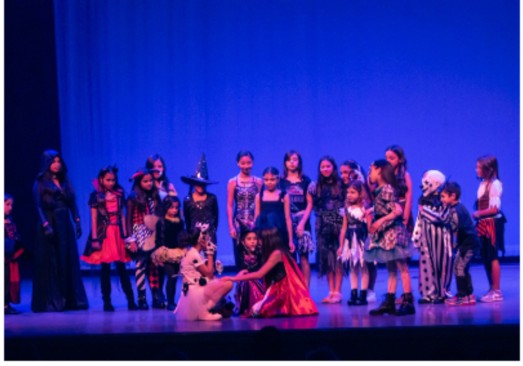 Theater performance in costume